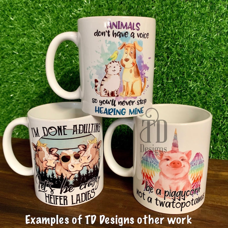 Fuck fuck here unicorn mug