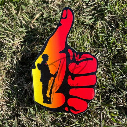 ANZAC Thumbs up decal sticker