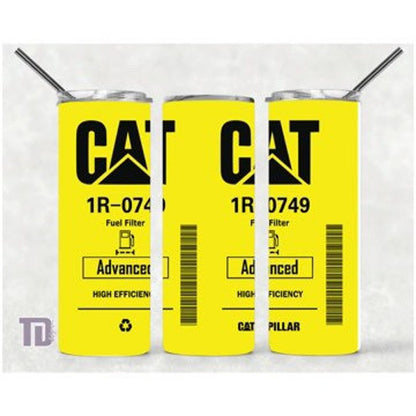 CAT fuel filter clean Tumbler