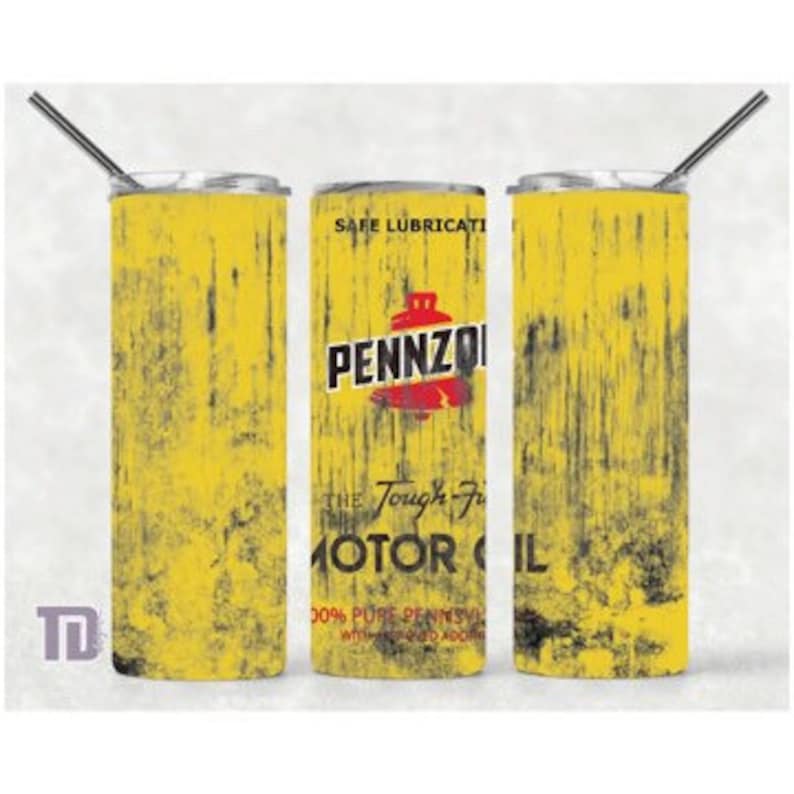 Penzzoil motor oil self lubricant Tumbler