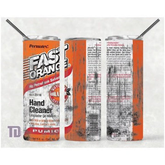 Fast Orange hand cleaner Tumbler