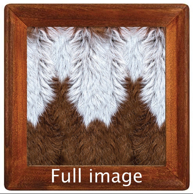 brown and white cow hide Tumbler