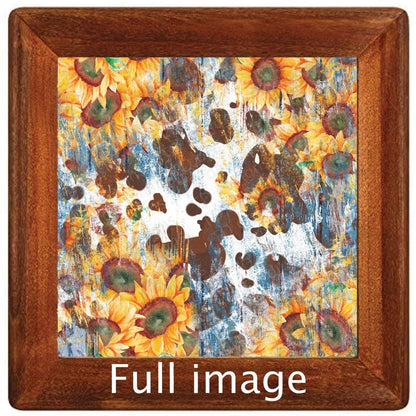 cow hide sunflowers Tumbler