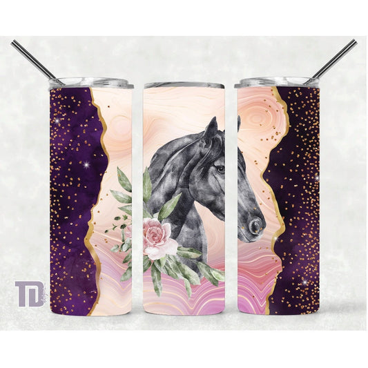 Horse floral Tumbler