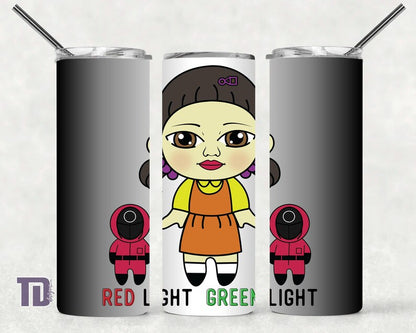 Squid Game red light green light Tumbler