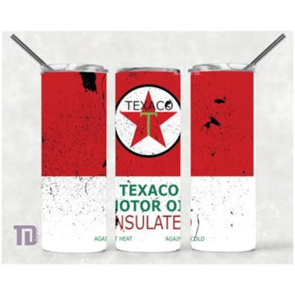 Texaco motor oil Tumbler