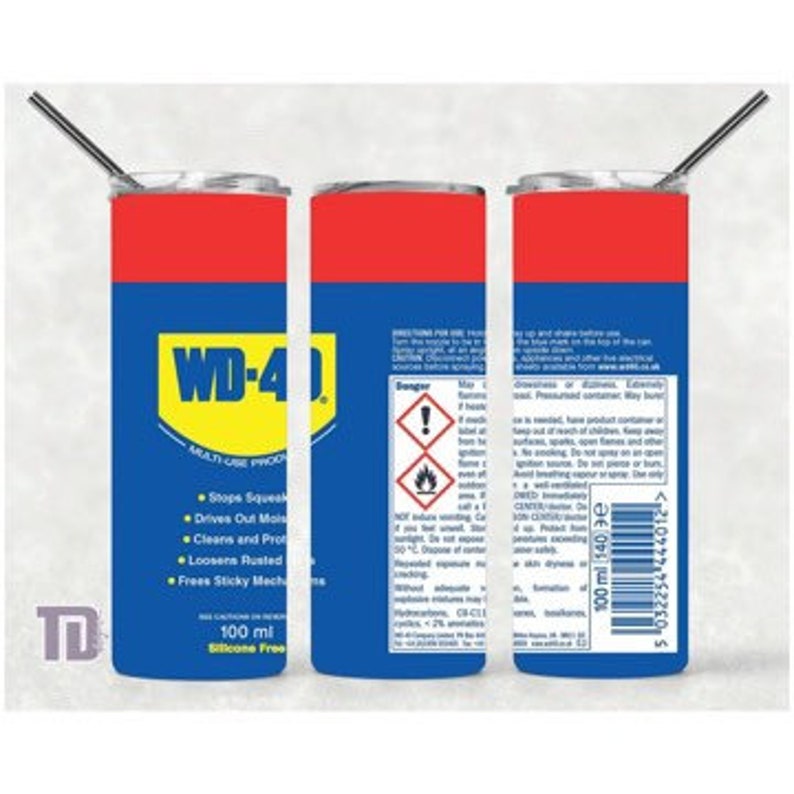 WD 40 inspired can clean Tumbler