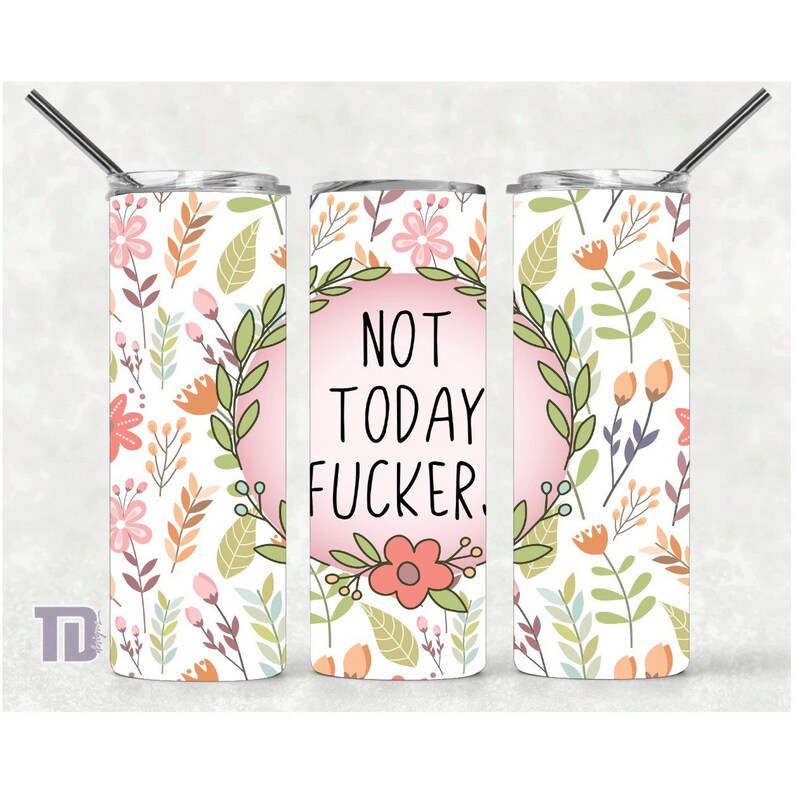 let that shit go floral Tumbler