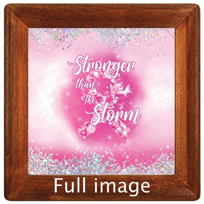 stronger then the storm breast cancer Tumbler