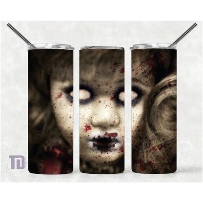 freaky doll horror Tumbler