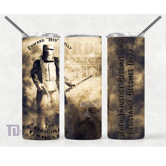 Ned Kelly injustice becomes law resistance becomes duty Tumbler