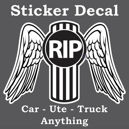 Kenworth Truck Remembrance decal sticker