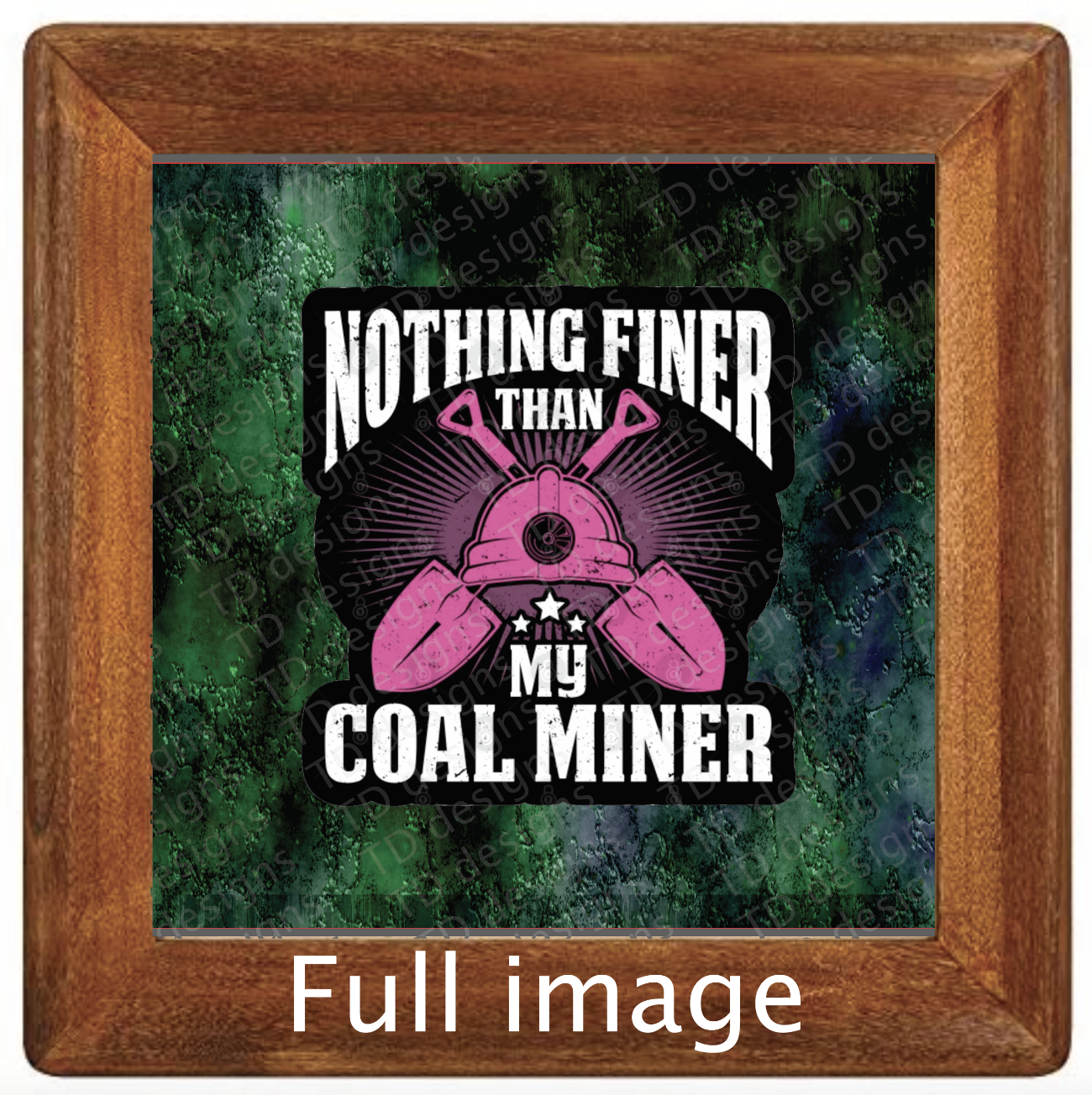 Nothing finer then my coal miner Tumbler