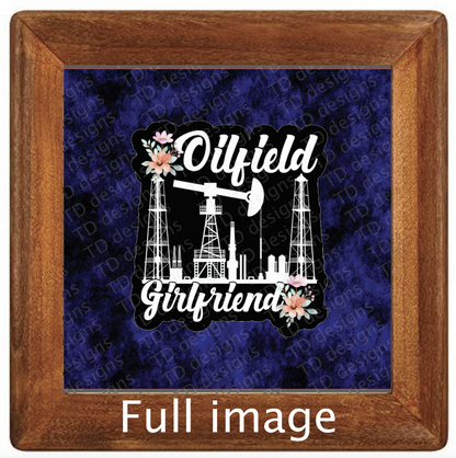 Oil field oilfield girlfriend Tumbler