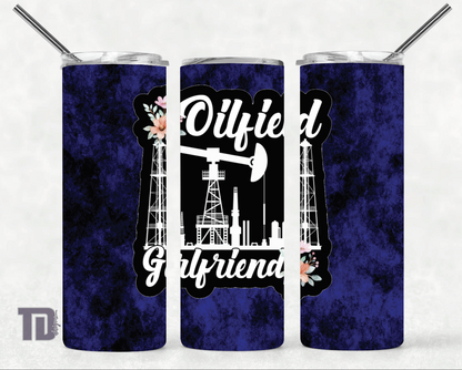 Oil field oilfield girlfriend Tumbler