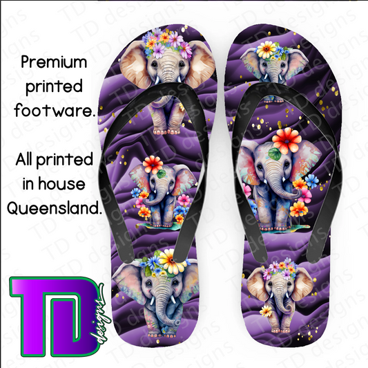 Elephant thongs flip-flops pluggers