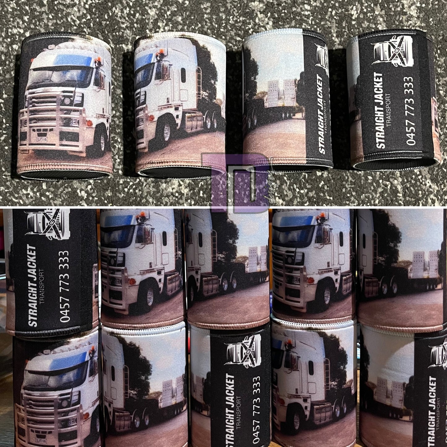 design your own panel Stubby holder